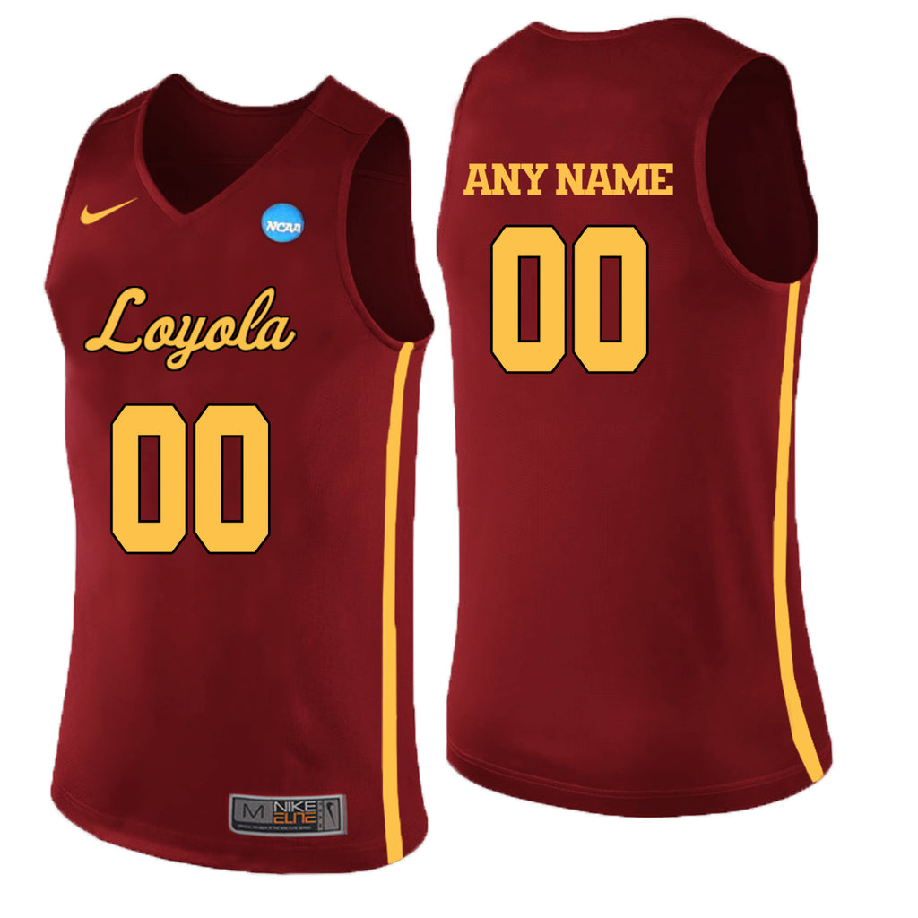 Loyola (Chi) Ramblers ANY NAME 00 Burgundy