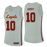 Loyola (Chi) Ramblers Adarius Avery 10 White
