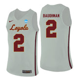 Loyola (Chi) Ramblers Jake Baughman 2 White