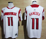 Luke Hancock 11 White Big East Logo