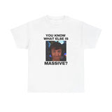 MASSIVE NINJA SHIRT LOW TAPER FADE