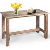 Modern, Farmhouse, Brown Wood, 55-inch, Counter Height