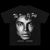 MICHAEL JACKSON BIG FACE GRAPHIC TEE - STREETWEAR