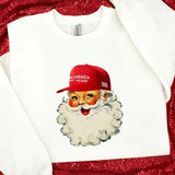 Make Christmas Great Again Christmas Shirt,  Santa Christmas Sweatshirt Gift For Republican Momstyle{n002}2