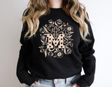 Marian Catholic Sweatshirt, Assumption of Mary Hoodie, Floral Religious Sweatshirt, Catholic Gift Hoodie For Woman, M & Faith Cross Hoodie, Holiday Gift Sweatshirt.