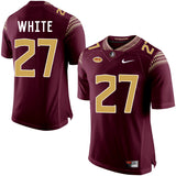 Marquez White 27 Burgundy