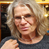 Matching Stackable Brides Mag Copper Crystal Embedded Wrap Ring