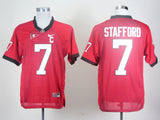 Matthew Stafford 7 Red C Logo