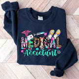 Medical Assistant Sweatshirt, Stethoscope shirt, Nurse Sweatshirt, Nurse love shirt, Nurse Life shirt, Nursing gift, Nurses week gift, Peace Love