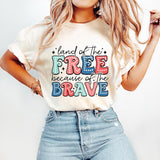 Memorial Day T-Shirt, America T-Shirt, 4th of July T-Shirt, Bright Doodle, Dalmatian Dots, Independence Day T-Shirt, Mom Shirt