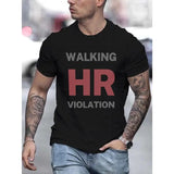 Men's Casual Geometric Print T-Shirt - Breathable Cotton, Crew Neck, Short Sleeve - Perfect for Summer & Outdoor Activities Made in USAstyle{n002}4