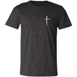 Men's Regular Fit Cross Print Short Sleeve Tee, Casual Graphic Round Neck T-Shirt for Summer, Fashion Men's Streetwear Top for Daily Wear, 90s Clothes