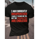Men's Summer Fashion T-Shirt with Unique Graphic Print - Casual Round Neck, Short Sleeve, Cotton Blend, Machine Washable, Pattern Made in USA