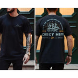 Mens Christian Shirt Christianity Gift for Him Bible Verse Shirt Christian Clothing TShirt Religious Faithful Gifts for Dad Religious Shirt