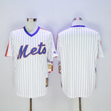 Mets Blank White Pullover Retro Fan Edition