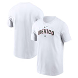 Mexico Baseball White 2026 World Baseball Classic Wordmark T-Shirt