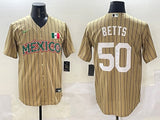 Mexico #50 Mookie Betts Collaboration Style 2