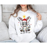 Mi Burrito Sabanero Mexican Hoodie, Feliz Navidad Shirt, Tuki Tuki Donkey Latino Xmas, Mexican Christmas Feliz Navidad Sweater, Unisex Sweater Pullover Tee