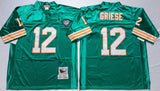 Miami Dolphins #12 Bob Griese Throwback