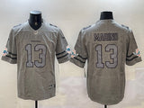 Miami Dolphins #13 Dan Marino Dolphins Retro Hemp Gray Adult Style 2