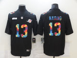 Miami Dolphins #13 Dan Marino Rainbow 828