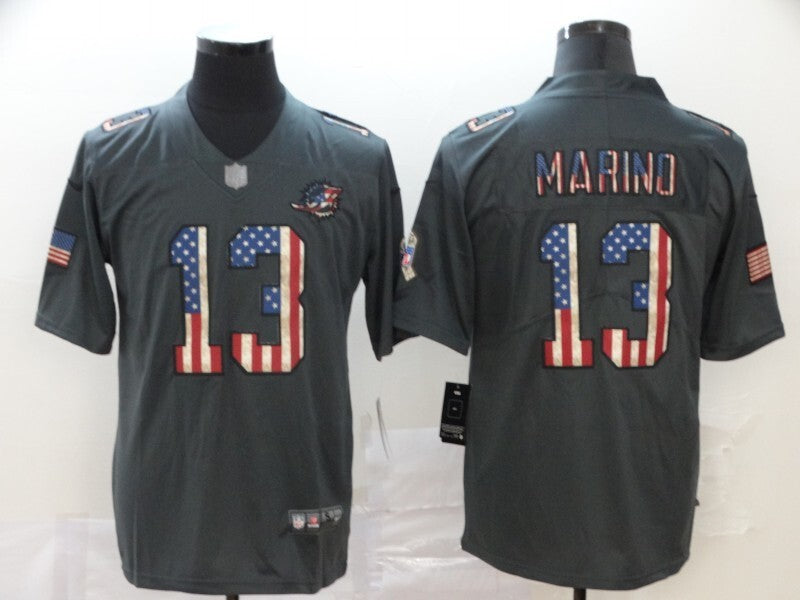 Miami Dolphins #13 Dolphins Carbon Black Retro 271