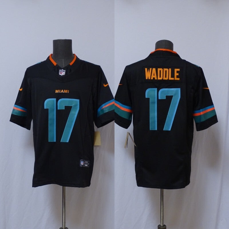 Miami Dolphins #17 Jaylen Waddle Dolphins 5 Edition