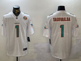 Miami Dolphins #1 Tua Tagovailoa V2 Style 1