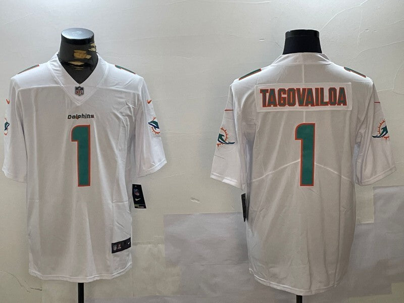 Miami Dolphins #1 Tua Tagovailoa V2 Style 2