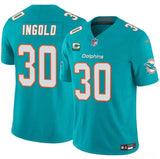 Miami Dolphins #30 Alec Ingold Aqua 2025 F.U.S.E. With 3-Star C Patch Vapor Limited