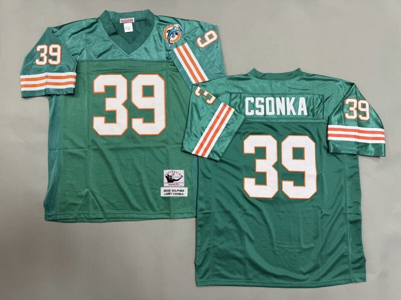 Miami Dolphins #39 Larry Csonka Miami Dolphins Style 1