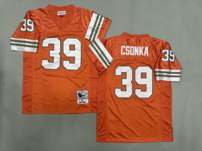 Miami Dolphins #39 Larry Csonka Miami Dolphins Style 3