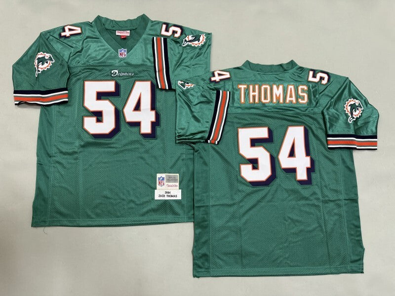 Miami Dolphins #54 Zach Thomas Miami Dolphins Style 1