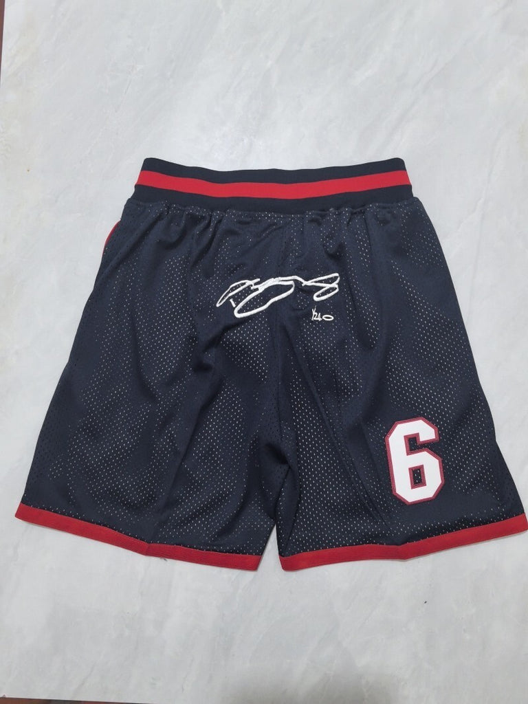 Miami Heat Heat Black Retro Shorts Style 3