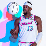 Miami Heat White 2024-25 City Edition Style 3