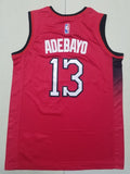 Miami Heat #13 Bam Adebayo Heat 13 Red City s-xxl Style 1