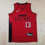 Miami Heat #13 Bam Adebayo Hot Press Heat Style 2
