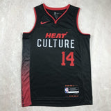 Miami Heat #14 Tyler Herro Hot Press Heat 14 Black City s-xxl Style 2