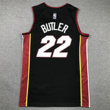 Miami Heat #22 Jimmy Butler Heat 22 Black Style 1