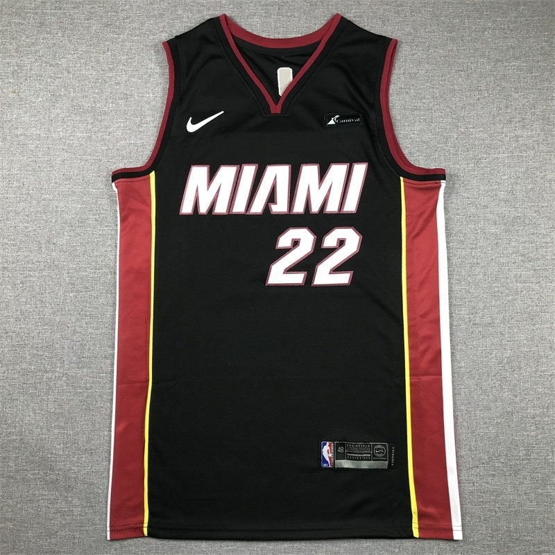 Miami Heat #22 Jimmy Butler Heat 22 Black Style 2