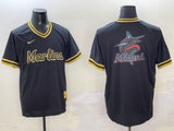 Miami Marlins Marlins Black Gold Adult Style 1
