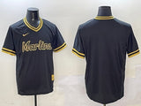Miami Marlins Marlins Black Gold Adult Style 2