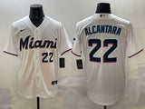 Miami Marlins #22 Sandy Alcantara Marlins Adult Style 2