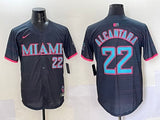 Miami Marlins #22 Sandy Alcantara Marlins Collaboration Style 2
