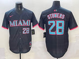Miami Marlins #28 Kyle Stowers Marlins Collaboration Style 1