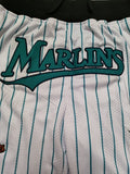 Miami Marlins mlb Marlins White Shorts Style 1