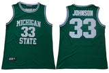 Michigan State 33 Retro Dark Green