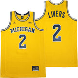 Michigan Wolverines #2 Isaiah Livers Style 1