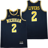 Michigan Wolverines #2 Isaiah Livers Style 2
