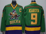 Mighty Ducks #9 Paul Kariya Greem Green